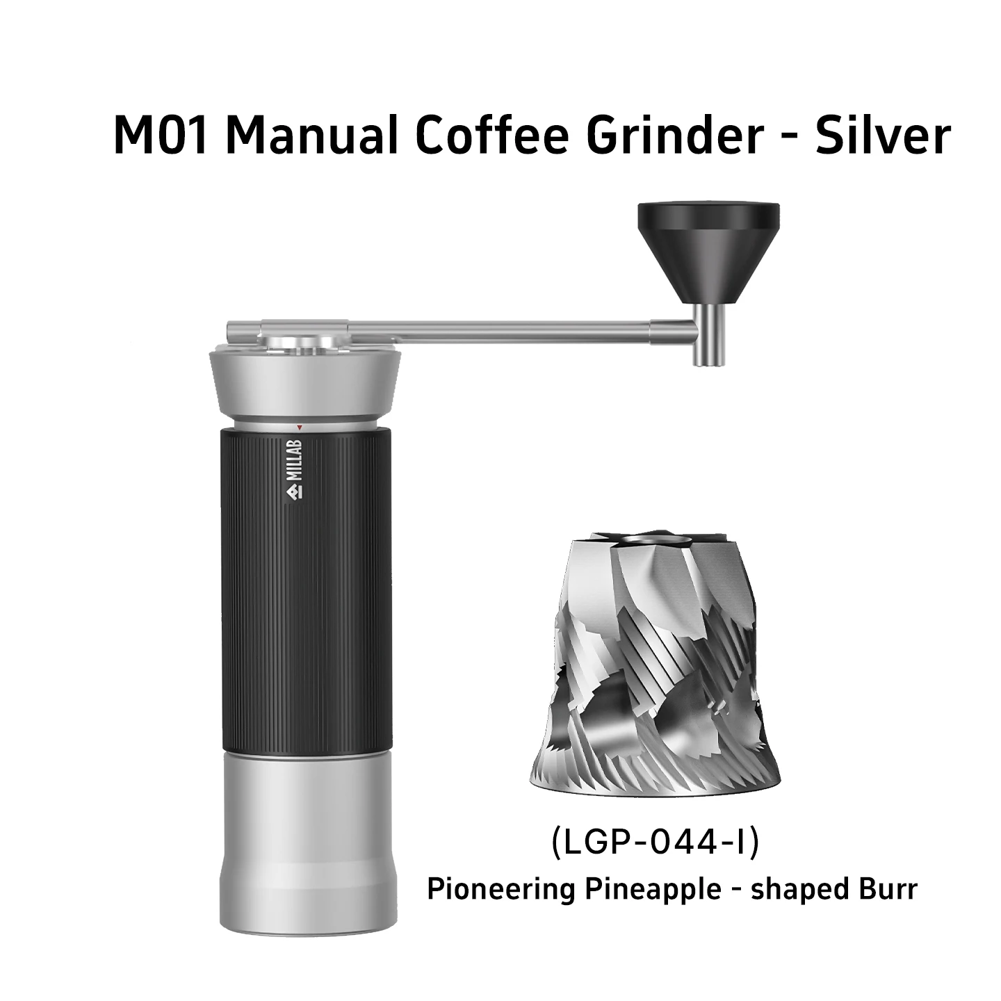 Coffee Equipment Pour Over - TIMEMORE X MILLAB M01 ハンド式コーヒーミル、エスプレッソやドリップコーヒー用の手動式コーヒー豆グラインダー、コーヒー抽出器具
