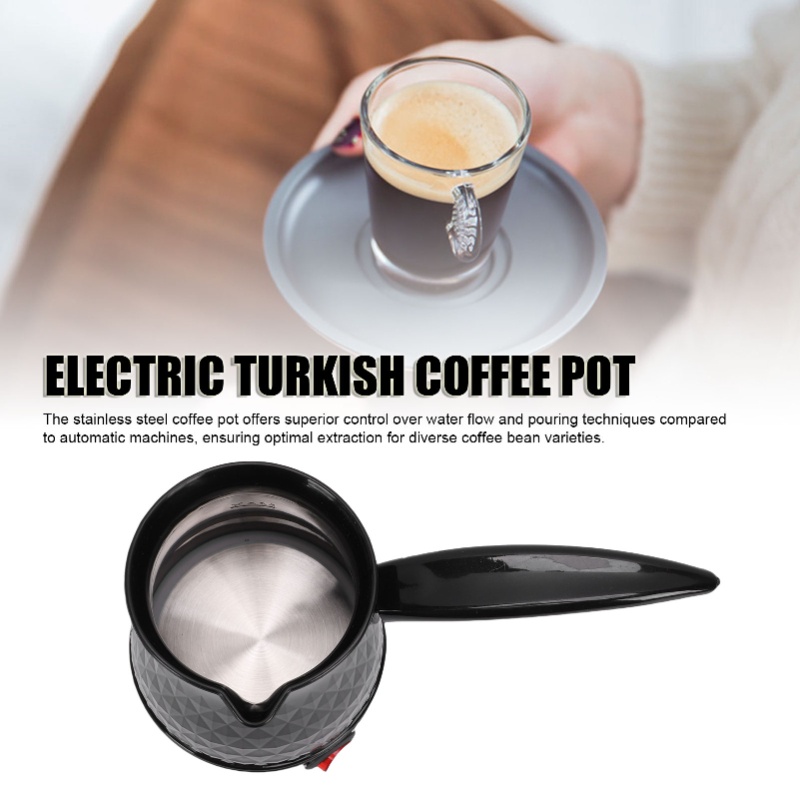Coffee Equipment For Camping - 110V対応の電気式トルココーヒーポット、600ml、ステンレス製、600W、家庭用、旅行用、キャンプ用。