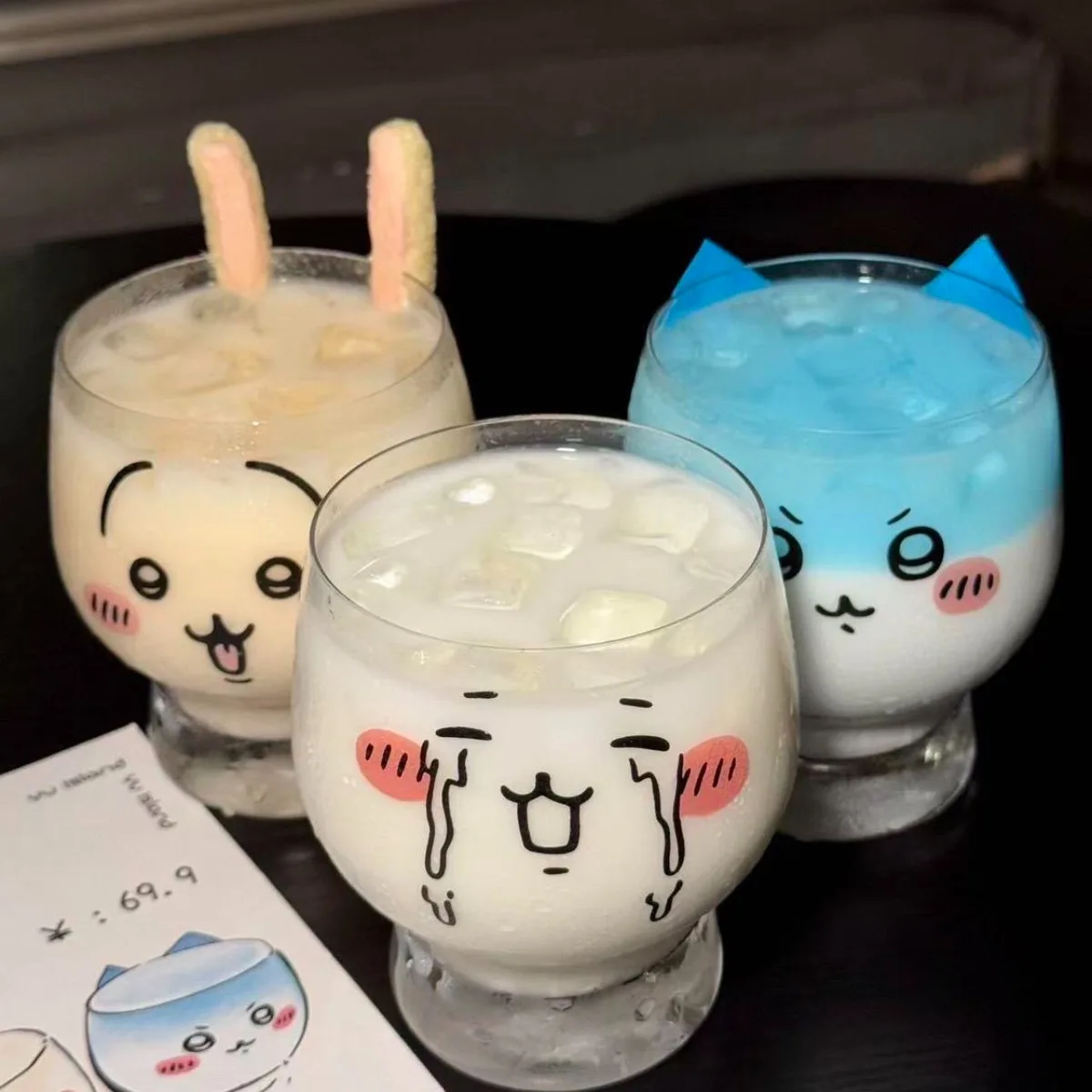 グラスカップ、ちいかわ、クリエイティブな漫画アニメデザイン。 - Espresso Shot Glass のレビューと価格