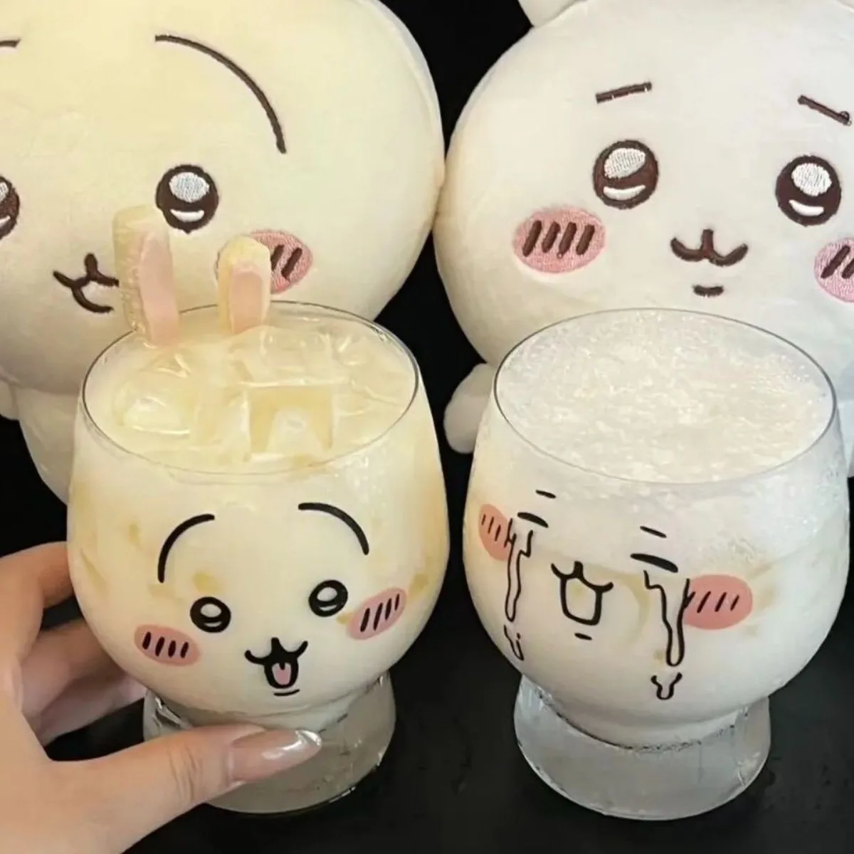 グラスカップ、ちいかわ、クリエイティブな漫画アニメデザイン。 - Espresso Shot Glass のレビューと価格