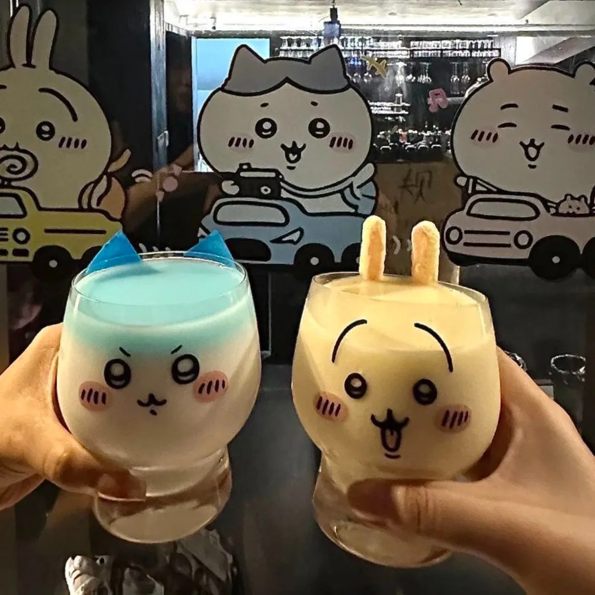 グラスカップ、ちいかわ、クリエイティブな漫画アニメデザイン。 - Espresso Shot Glass のレビューと価格