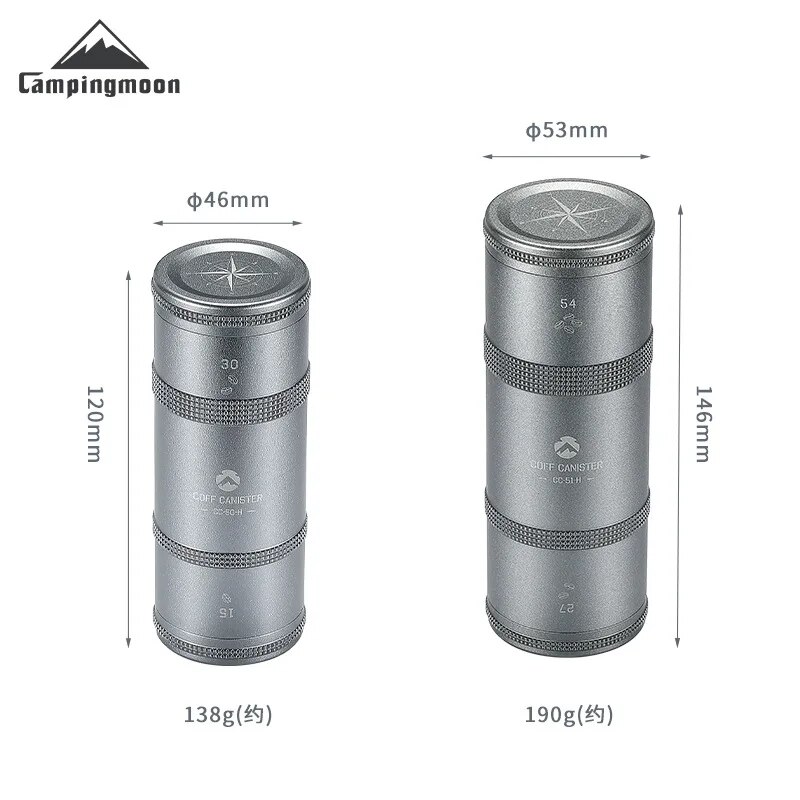 CAMPINGMOON 1 個コーヒー豆缶旅行保管密封缶粉末 - Coffee Equipment For Camping のレビューと価格