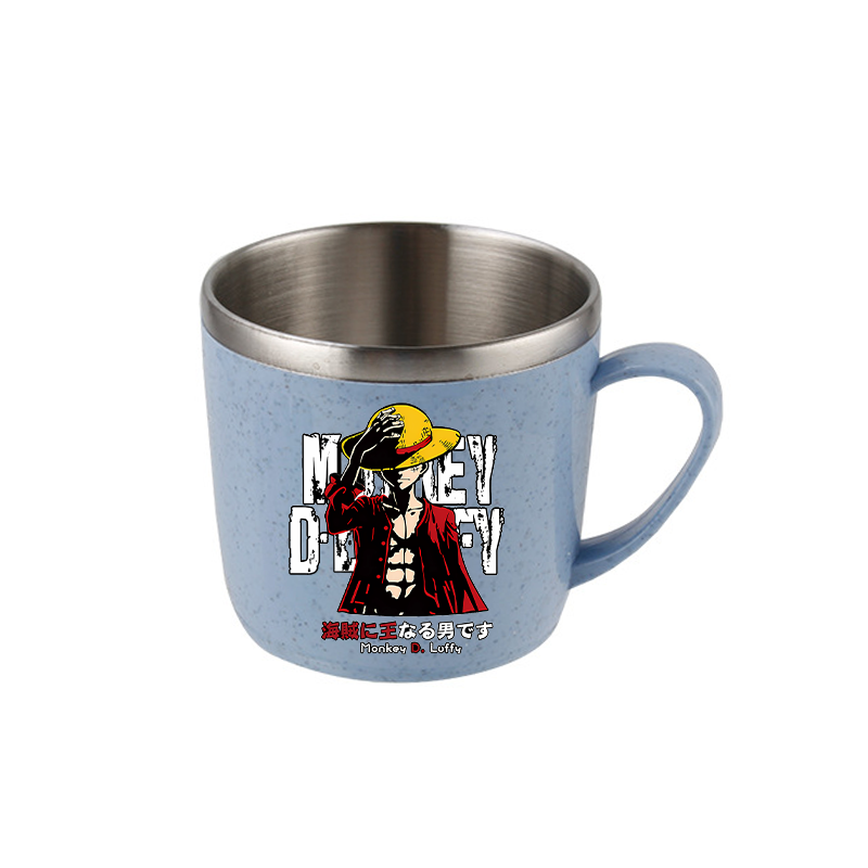 ワンピースウォーターカップ漫画アニメプリントステンレス鋼製ド - Espresso Shot Glass のレビューと価格