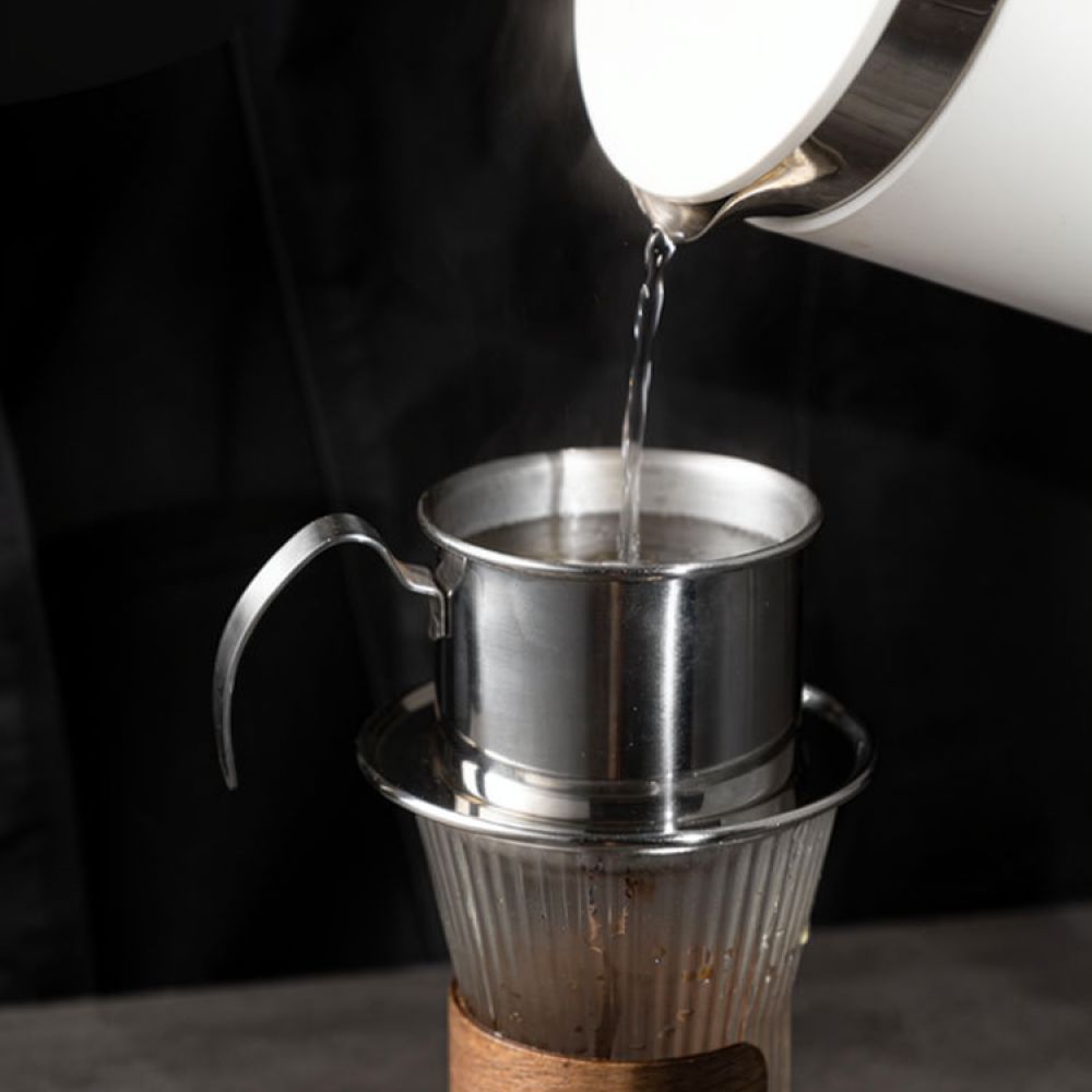 手動式ベトナムコーヒーフィルターポット、ステンレス製、ドリッ - Coffee Equipment Pour Over のレビューと価格