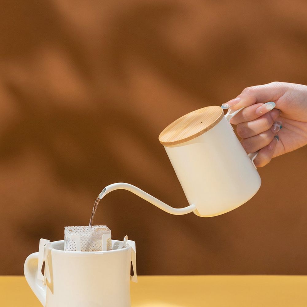 ステンレス製グースネックケトル。計量スケール付きで、持ち運び - Coffee Equipment Pour Over のレビューと価格