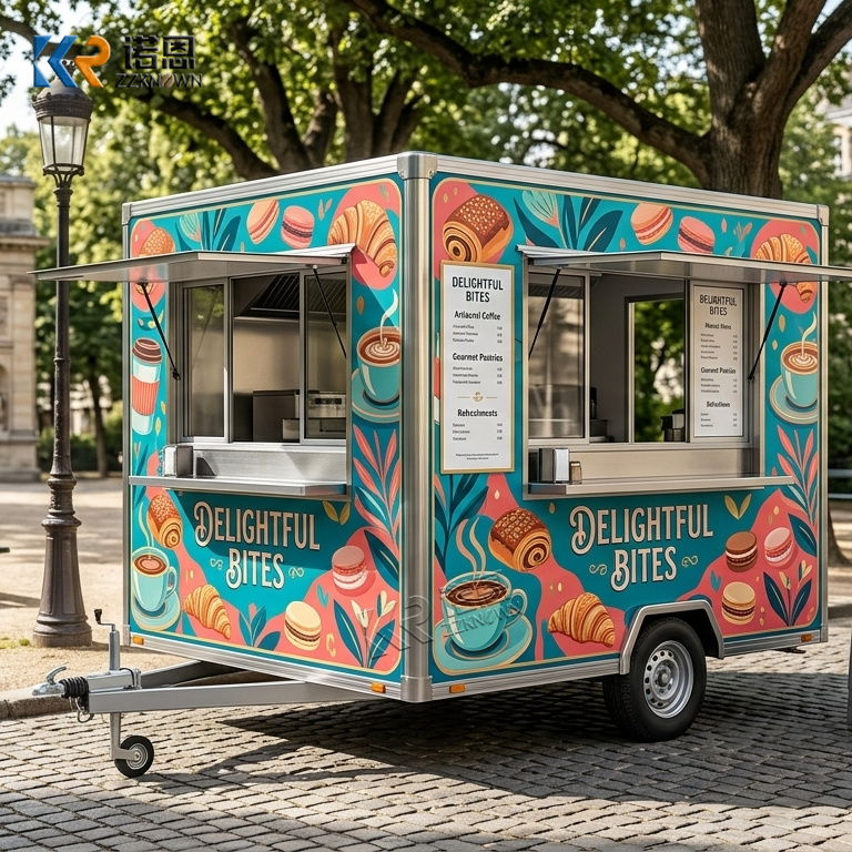 特注サイズのグリル設備、移動式キッチン、移動販売車、ファスト - Coffee Van Equipment のレビューと価格